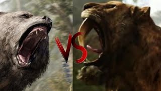 Cave Bear VS BloodFlang Sabertooth Tiger  Farcry Primal [upl. by Wittenburg]