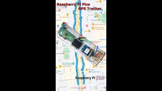 Raspberry Pi Pico amp GPS  GPS tracking system Google Maps Shorts [upl. by Kirtap]