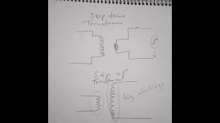 step down transformer VS step up transformer [upl. by Husha31]