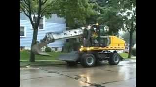 Gradall Hydraulic Excavators Capabilities Demonstration [upl. by Mayda568]