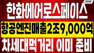 한화에어로스페이스 주가전망 2032년 항공엔진 매출 2조9000억 미래먹거리까지 이미 준비되었다 주가조정에 흔들리시면 필수시청하세요🎖닥터최🎖 [upl. by Llerrah293]