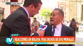 Ciudadano boliviano insulta en vivo a un compatriota exigiendo mar para Bolivia [upl. by Chauncey]