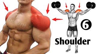 6 Bigger Shoulder Workout At Gym [upl. by Dalpe]