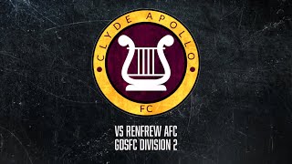 HIGHLIGHTS  Renfrew AFC vs Clyde Apollo [upl. by Dennet]