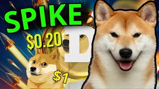 BIG CHANGE HAPPENING TODAY IN THE DOGECOIN MARKET Twenty cents soon [upl. by Ennaesor]