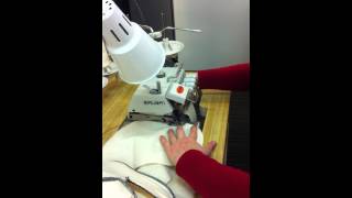 How to sew In Seam Pockets using a Serger [upl. by Welch]