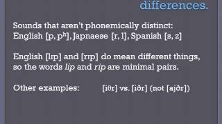 Introduction to Phonetics and Phonology 2 [upl. by Niarb818]