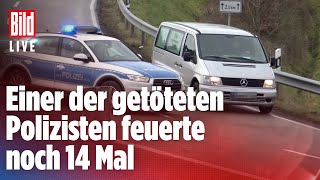 🔴 PolizistenMord in Kusel Polizei gibt neue Details bekannt  BILD Live [upl. by Zurkow]