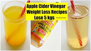 Apple Cider Vinegar For Weight Loss  Lose 5 kgs  Fat Cutter Morning Routine Drink Recipe [upl. by Inattyrb963]