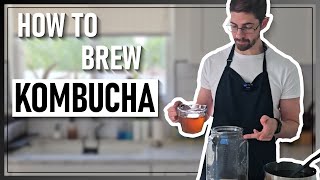 Kombucha Brewing Basics  Our Easiest Method [upl. by Kancler]