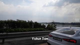 Singapore scenic bus ride  Bus 117 through Yishun Dam [upl. by Marya262]