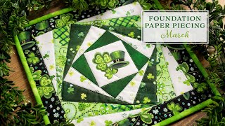 Foundation Paper Piecing Series  March  a Shabby Fabrics Tutorial [upl. by Rriocard]