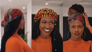 HOW TO TIE A HEADWRAPTURBAN TUTORIAL  4 QUICK AND EASY STYLES  Kiitana [upl. by Lainey]