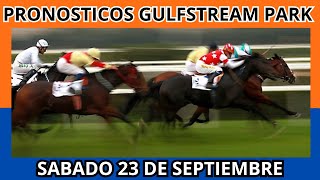 🐴GULFSTREAM PARK informacion HÍPICA Sábado 23 de SEPTIEMBRE 2023 [upl. by Falcone64]