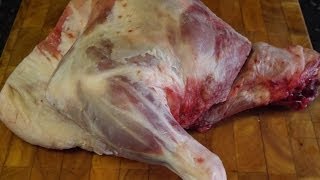 How To Bone And Roll A Shoulder Of Lamb [upl. by Thorr]