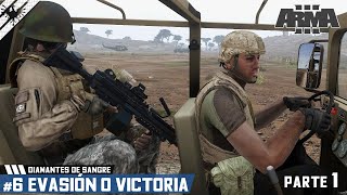 CAMPAÑA DIAMANTES DE SANGRE 2023  6 EVASIÓN O VICTORIA  PARTE 12  ArmA 3 Esp 1440p60 HD ArmA [upl. by Eillak]