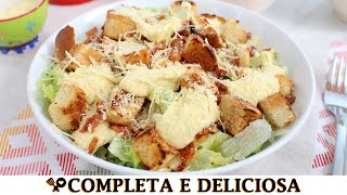 SALADA DE VERÃO COM MOLHO DE ALHO  RECEITAS QUE AMO [upl. by Akenor588]