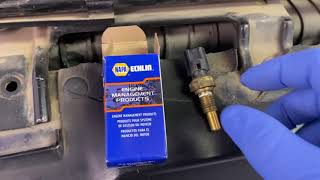 How to change out a Cylinder Head Temperature Sensor Ford F250  F350  Excursion  Triton V10 DIY [upl. by Diannne]