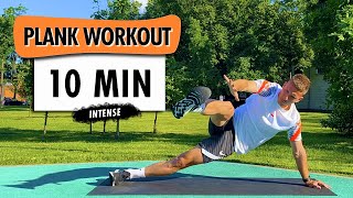 10 Min Plank Workout For Football Players  Abs amp Core Strength [upl. by Aharon]