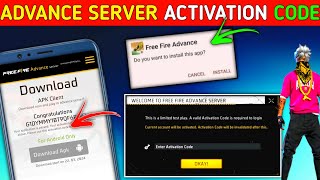 FREE FIRE ADVANCE SERVER ACTIVATION CODE PROBLEM  FREE FIRE OB44 ADVANCE SERVER APK [upl. by Leahci]