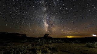 Chaco Culture National Historical Park and the Milky Way 4K [upl. by Reider371]