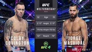 COLBY COVINGTON VS JORGE MASVIDAL FULL FIGHT UFC 272 [upl. by Uria360]