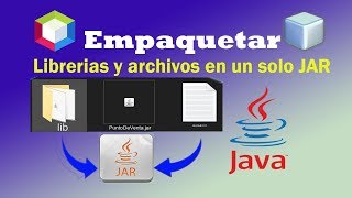 Crear o generar ejecutable JAR que incluya las librerías NetBeans  Java [upl. by Eicnarf]