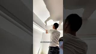 Painter Applying putty  Puttying for renovation putty 241008 [upl. by Zednanref]