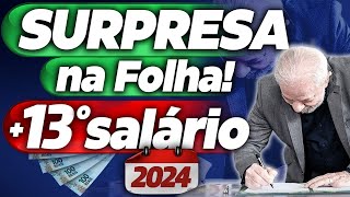 SURPRESA para APOSENTADOS EXTRATO de PAGAMENTO INSS 2024  CORREÇÃO DIA 28  13 salário 2024 [upl. by Aikram]