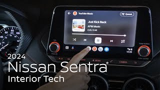 2024 Nissan Sentra®  Interior Tech Features [upl. by Ecyak]