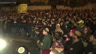 Israel Protest gegen Räumung wilder Siedlung im Westjordanland [upl. by Lav]