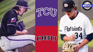 12 TCU vs 19 Dallas Baptist Highlights  2024 College Baseball Highlights [upl. by Ynattib]