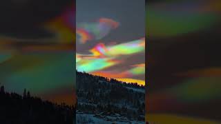 Mother of Pearl Clouds Polar Stratospheric Clouds [upl. by Idolah8]