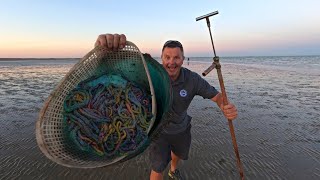 How to collect Lugworm  A simple effective method to SAVE Money and catch fish more Fish [upl. by Lord]