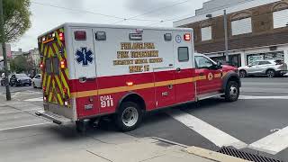 Philadelphia Fire Dept Medic 15 returning to quarters 400 W Girard Ave [upl. by Odey]