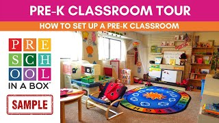 CLASSROOM TOURS How to Set Up a PreK Classroom [upl. by Ellinnet]