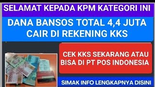 SELAMAT ‼️KPM KATEGORI INI TERIMA DANA BANSOS 44 JUTA CEK DISINI APAKAH ADA NAMA KAMU TERDAFTAR [upl. by Attelrahc]