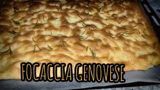 FOCACCIA GENOVESE FATTA IN CASA [upl. by Baram]