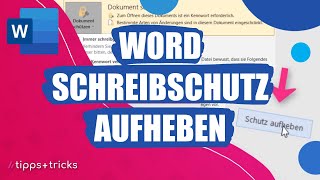 Word Schreibschutz aufheben  so klappts [upl. by Dierdre]