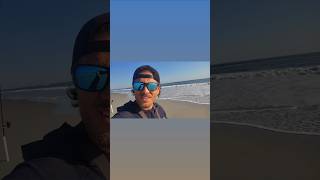 Back on the beach 😎 SurfFishing VilanoBeach Pompano Fishing [upl. by Gaal686]