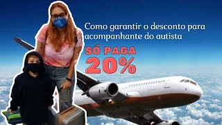 Passagem aérea com desconto para autistas  FREMEC ou MEDIF [upl. by Eecal846]