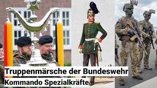 Truppenmärsche der Bundeswehr Kommando Spezialkräfte  KSK und die Tradition der Yorckschen Jäger [upl. by Masha]