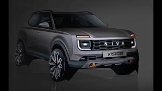 Lada Niva Vision  Teaser AllNew Lada Niva 2024 [upl. by Linneman]