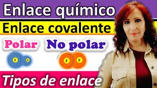 ENLACE COVALENTE POLAR Y APOLAR [upl. by Sheree]