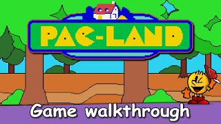 Pacland Arcade Game walkthrough 🕹️ No deaths  No cheats  HD 60fps [upl. by Johm336]