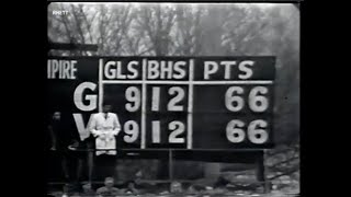 Last quarter GTV9 broadcast Rd 7 1963 Geelong v Hawthorn  a draw June 1st Kardinia Park [upl. by Anatlus]