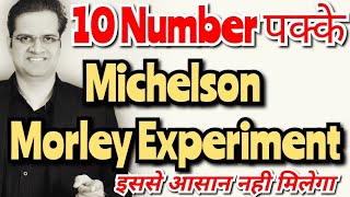 Michelson Morley Experiment bedkdian mjpru bsc3rdyear physics [upl. by Ydnes]