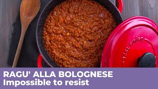 How to prepare RAGU ALLA BOLOGNESE  Traditional Italian recipe [upl. by Romona466]