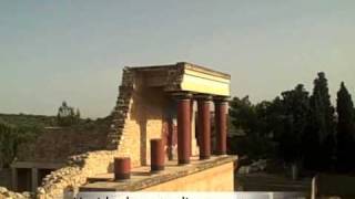 Knossos Palace Crete Greece [upl. by Htebasil33]