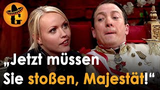 Jasmin Ouschan zeigt dem Kaiser wie man Poolbillard spielt  Wir sind Kaiser [upl. by Oeht]